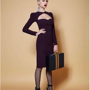 {REFORMATION} LASALLE DRESS OXBLOOD +SIZE 12+ BNWT